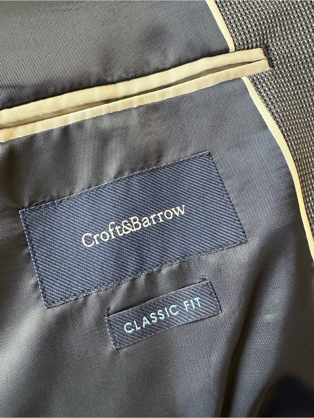 NWT Croft & Barrow Men's Slate Blue Sport Coat - Picture 5 of 7